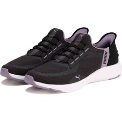 ソフトライド フレックス レース イーズイン ワイド 309901 07 FLAT DARK GRAY-PUMA BLACK-PA 23cm [ランニングシューズ ユニセックス]