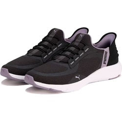 ソフトライド フレックス レース イーズイン ワイド 309901 07 FLAT DARK GRAY-PUMA BLACK-PA 24.5cm [ランニングシューズ ユニセックス]