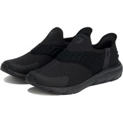 SOFTRIDE フレックス EASE IN ワイド 309902 01 PUMA Black-Flat Dark Gray 24.5cm [ランニングシューズ ユニセックス]