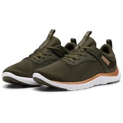 SOFTRIDE REMI ウィメンズ 378846 12 DARK OLIVE-PUMA WHITE-PUMA G 23cm [ランニングシューズ レディース]