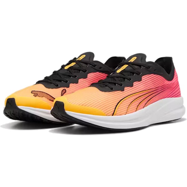 リディーム プロ レーサー 379442 08 Sun Stream-Sunset Glow-PUMA Black 28cm [ランニングシューズ ユニセックス]