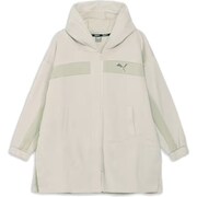 TRN EDGE フリース フーディー 526097 68 DESERT DUST Mサイズ [フィットネス パーカー レディース]