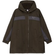 TRN EDGE フリース フーディー 526097 70 DARK OLIVE Mサイズ [フィットネス パーカー レディース]