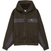 TRN EDGE フリース フーディー 526103 70 DARK OLIVE Lサイズ [フィットネス パーカー メンズ]