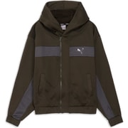 TRN EDGE フリース フーディー 526103 70 DARK OLIVE XLサイズ [フィットネス パーカー メンズ]