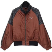 TRN EDGE 裏起毛 トリコット ウーブンジャケット 526105 65 ESPRESSO BROWN Lサイズ [フィットネス ジャケット メンズ]
