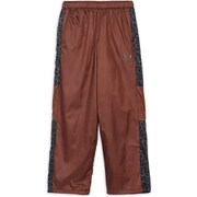 TRN EDGE 裏起毛 トリコット ウーブンパンツ 526106 65 ESPRESSO BROWN Mサイズ [フィットネス パンツ メンズ]