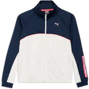 FOUNDATION ニット トラックジャケット 526111 14 CLUB NAVY XLサイズ [フィットネス ヨガ ジャケット レディース]