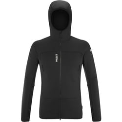 フュージョングリッド フーディ FUSION GRID HOODIE MIV9024 BLACK-NOIR N0247 Sサイズ(日本：Mサイズ) [アウトドア フリース メンズ]