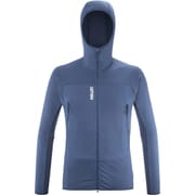 フュージョングリッド フーディ FUSION GRID HOODIE MIV9024 DARK DENIM N0395 Mサイズ(日本：Lサイズ) [アウトドア フリース メンズ]