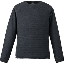 スルーウォームクルー ユニセックス フリース BLACK-NOIR（N0247） XSサイズ（日本：Sサイズ） MIV02059