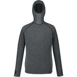 ワッフルウールフーディ メンズ カットソー BLACK-NOIR（N0247） M-Lサイズ（日本：L-XLサイズ） MIV01904