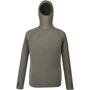ワッフル ウール フーディ メンズ カットソー OLIVE(N8781) XS-Sサイズ(日本:S-Mサイズ) MIV01904