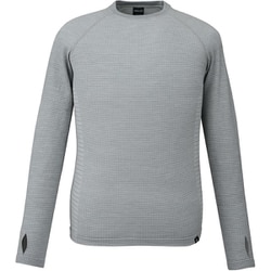 ワッフルウールクルー メンズ カットソー HEATHER GREY（N4809） XS-Sサイズ（日本：S-Mサイズ） MIV01905