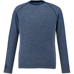 ワッフルウールクルー メンズ カットソー SAPHIR（N7317） XS-Sサイズ（日本：S-Mサイズ） MIV01905