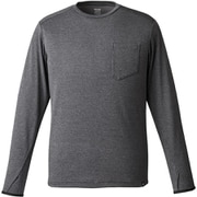 アイラ II クルーロングスリーブ メンズ カットソー CHARCOAL HEATHER(N6342) XSサイズ(日本:Sサイズ) MIV01981