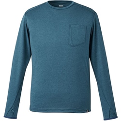 アイラ II クルーロングスリーブ メンズ カットソー ORION BLUE（N8737） XLサイズ（日本：XXLサイズ） MIV01981