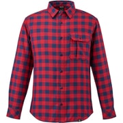 サーモ チェック シャツ ロングスリーブ THERMO CHECK SHIRT LS MIV03136 DEEP RED N1546 XSサイズ(日本：Sサイズ) [アウトドア シャツ メンズ]