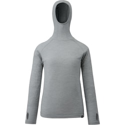 ワッフルウールフーディ レディース カットソー HEATHER GREY（N4809） XS-Sサイズ（日本：S-Mサイズ） MIV01914