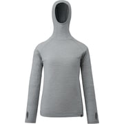 ワッフル ウール フーディ レディース カットソー HEATHER GREY(N4809) XS-Sサイズ(日本:S-Mサイズ) MIV01914
