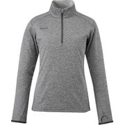 アイラ II ジップ ロングスリーブ MIV01989 HEATHER GREY N4809 Sサイズ(日本：Mサイズ) [アウトドア カットソー レディース]