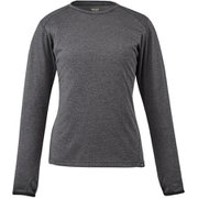 アイラ II クルー ロングスリーブ MIV01990 CHARCOAL HEATHER N6342 Mサイズ(日本：Lサイズ) [アウトドア カットソー レディース]