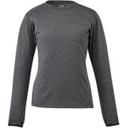 アイラ II クルー ロングスリーブ MIV01990 CHARCOAL HEATHER N6342 Lサイズ(日本：XLサイズ) [アウトドア カットソー レディース]