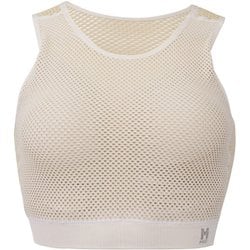 ドライナミック メッシュ ブラ DRYNAMIC MESH BRA W MIV02104 LIGHT SAND N7098 Mサイズ(日本：Lサイズ) [スポーツブラ]