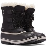 ユートパックナイロン ウォータープルーフ YOOT PAC NYLON WP NY5191 010 Black US3(21cm) [防寒ブーツ キッズ]