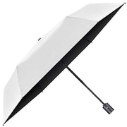日傘 折りたたみ傘 晴雨兼用 52cm 自動開閉式 一級遮光 UVカット率100% 遮熱効果 UPF50+ 6本骨 耐風 内側黒コーティング加工 ホワイト YS-SJ6-WH