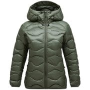 ヘリウム ダウン フード ジャケット W Helium Down Hood Jacket G79841 040 PINE NEEDLE Mサイズ [アウトドア ダウンウェア レディース]