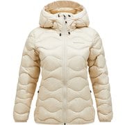 ヘリウム ダウン フード ジャケット W Helium Down Hood Jacket G79841 030 SAND FOG XSサイズ [アウトドア ダウンウェア レディース]