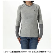 マジッククルー W Magic Crew G79884 030 MED GREY MELANGE XSサイズ [アウトドア アンダーウェア レディース]