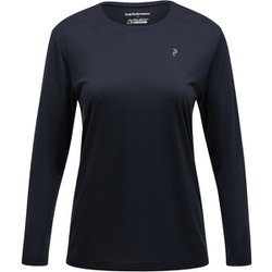 デルタ ロングスリーブティー W Delta LS Tee G79367 010 BLACK Sサイズ [アウトドア カットソー レディース]