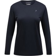 デルタ ロングスリーブティー W Delta LS Tee G79367 010 BLACK Sサイズ [アウトドア カットソー レディース]