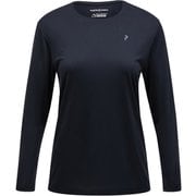 デルタ ロングスリーブティー W Delta LS Tee G79367 010 BLACK XSサイズ [アウトドア カットソー レディース]