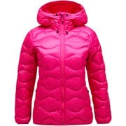 ヘリウム ダウン フード ジャケット W Helium Down Hood Jacket G79841 080 BEETROOT PURPLE Lサイズ [アウトドア ダウンウェア レディース]