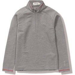 PPウールハーフジップ PP Wool Half Zip 8115428 020 グレー Sサイズ [アウトドア カットソー レディース]