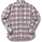TSラフチェックシャツ TS Rough Check Shirt 8112473 226 モーブピンク Lサイズ [アウトドア シャツ レディース]