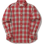 TSウォームチェックシャツ TS Warm Check Shirt 8112474 080 レッド Sサイズ [アウトドア シャツ レディース]