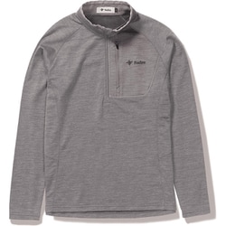 PPウールハーフジップ PP Wool Half Zip 5115477 020 グレー Mサイズ [アウトドア カットソー メンズ]
