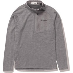PPウールハーフジップ PP Wool Half Zip 5115477 020 グレー Lサイズ [アウトドア カットソー メンズ]