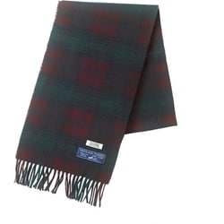 アウトドア マフラー ハイランドツイードスカーフ Highland Tweed Scarf 6320424 147 ブラックチェック