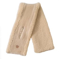 モールヤーンニットループマフラー マフラー アイボリー（003） 8320440