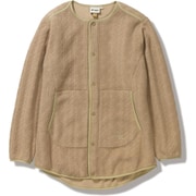 ケーブルフリースミドルブルゾン Cable Fleece Middle Blouson 8113412 017 カプチーノ Lサイズ [アウトドア フリース レディース]
