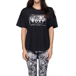 HEALING TIME S/S TEE RST244518 BLK Sサイズ [水陸両用 フィットネス ヨガ シャツ レディース]