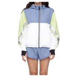 JUMP HIGH METALLIC JACKET RJK244504 BLU Mサイズ [フィットネス ヨガ ジャケット レディース]