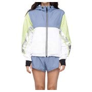 JUMP HIGH METALLIC JACKET RJK244504 BLU Mサイズ [フィットネス ヨガ ジャケット レディース]