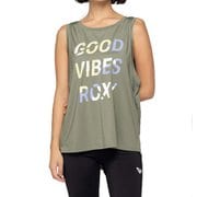 GOOD VIBES RSL244529 KHA Sサイズ [水陸両用 フィットネス ヨガ シャツ レディース]