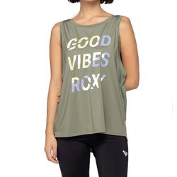 GOOD VIBES RSL244529 KHA Mサイズ [水陸両用 フィットネス ヨガ シャツ レディース]
